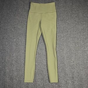 Athleta Women's Size XS Elation Rib Tight Light Green Athleisure Yoga Active